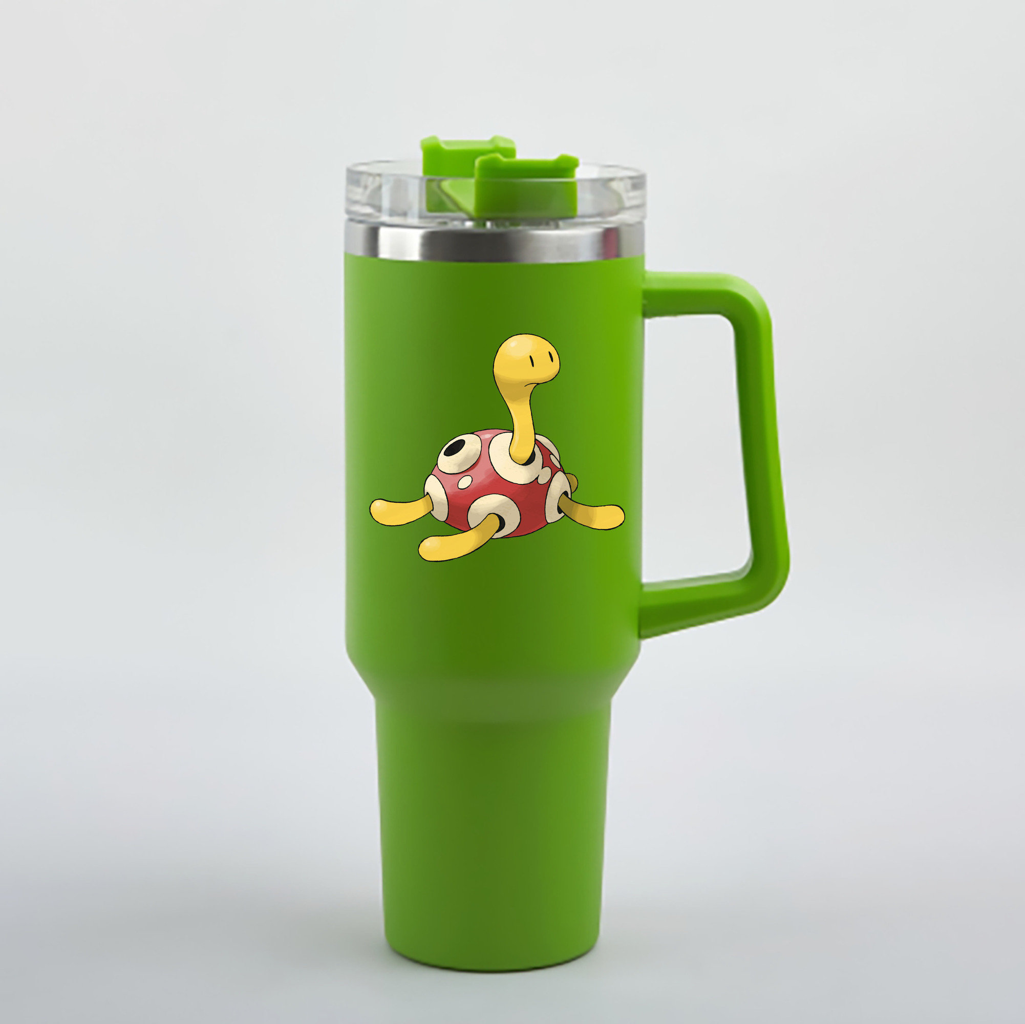 （画像用） ポケットモンスター Pokémon 1200mL車用タンブラー - クリスタルステッカー（プラスチックストロー付き）